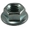 Midwest Fastener Flange Nut, M8-1.25, Steel, Class 10, Zinc Plated, 30 PK 72991 - alternate 1